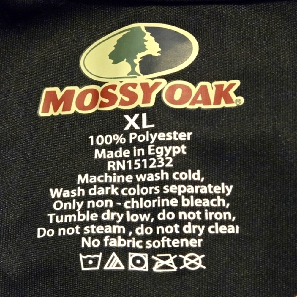 Mossy Oak Pink and Black Camo Long Sleeve Top Lightweight Women's XL - Picture 6 of 11